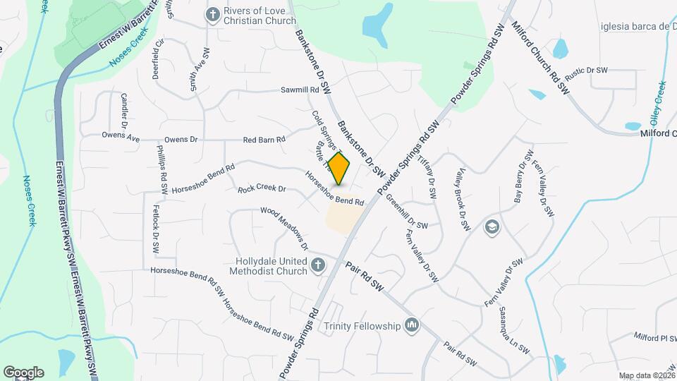 2825 Cold Springs Trail SW Map and Location Details