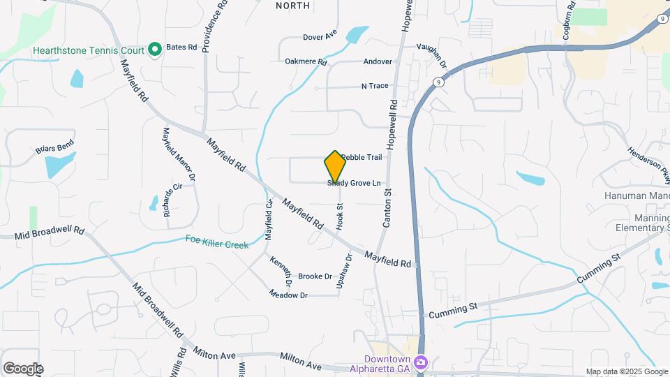 180 Shady Grove Ln Mapa y Detalles de la Ubicación
