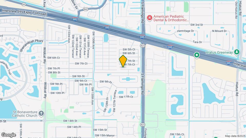 12611 SW 7th Pl Map and Location Details