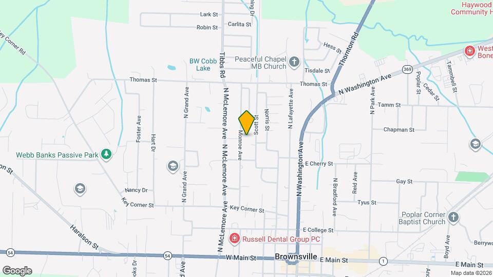 916 Monroe Ave Map and Location Details