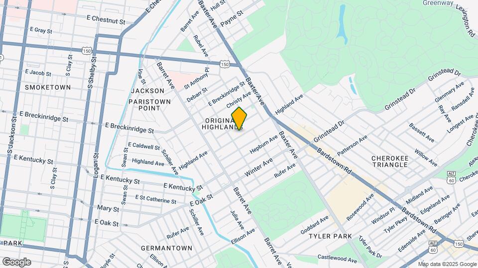 1411 Highland Ave Mapa y Detalles de la Ubicación