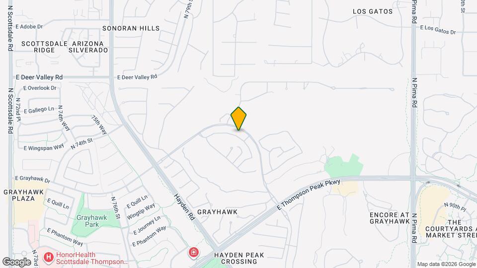 8096 E Windwood Ln Map and Location Details