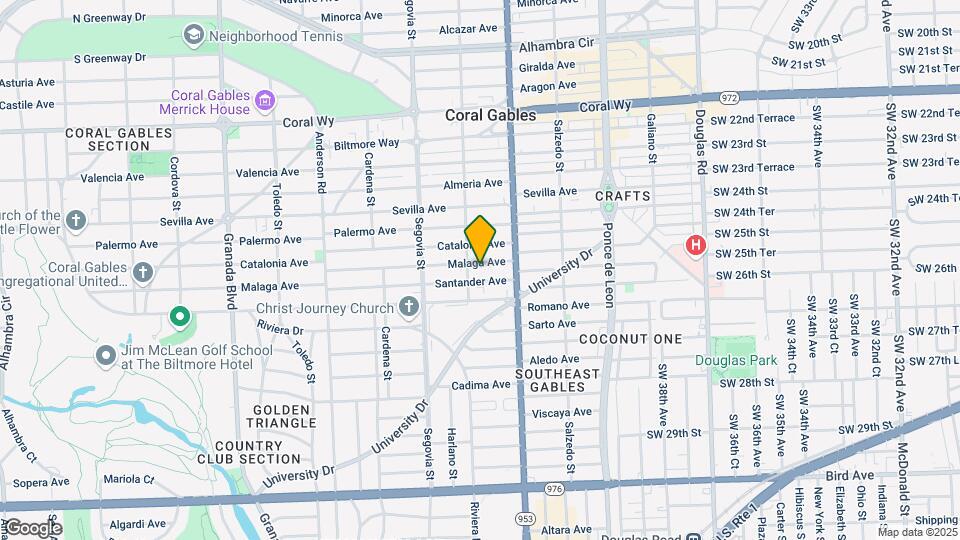 438 Malaga Ave Mapa y Detalles de la Ubicación