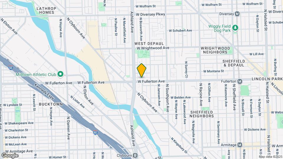 1530 W Fullerton Ave, Unit 2 Mapa y Detalles de la Ubicación