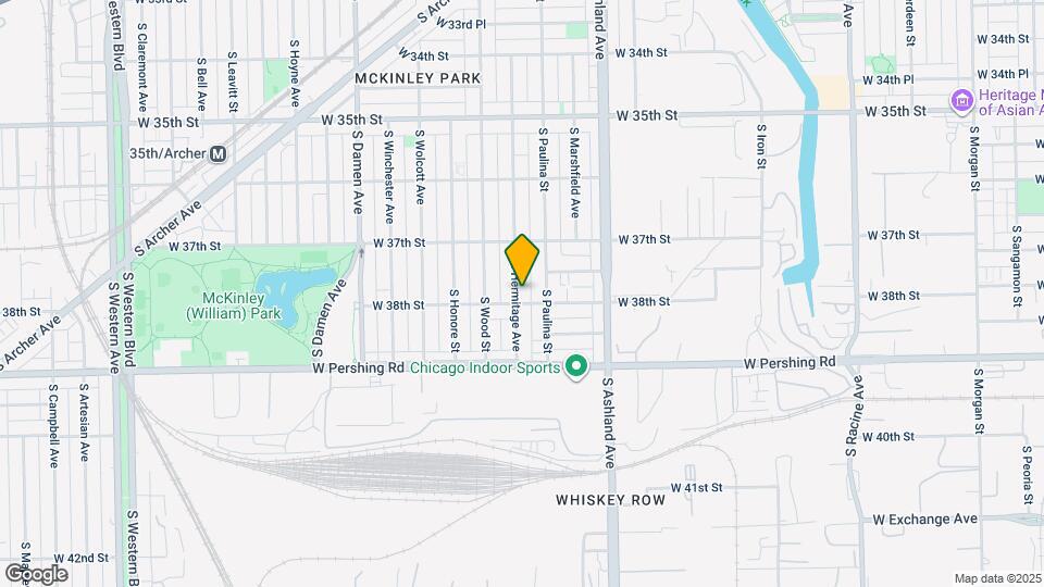 3753 S Hermitage Ave, Unit 1 Map and Location Details