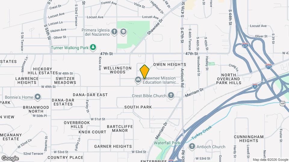 9201 W 48th Terrace Mapa y Detalles de la Ubicación