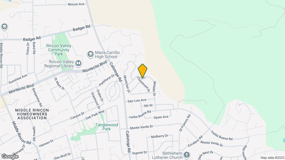 657 Rinaldo St Map and Location Details