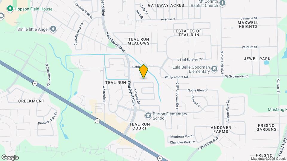 1702 Glacier Blue Dr Mapa y Detalles de la Ubicación