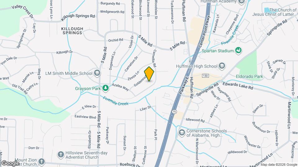 540 Camellia Rd Map and Location Details