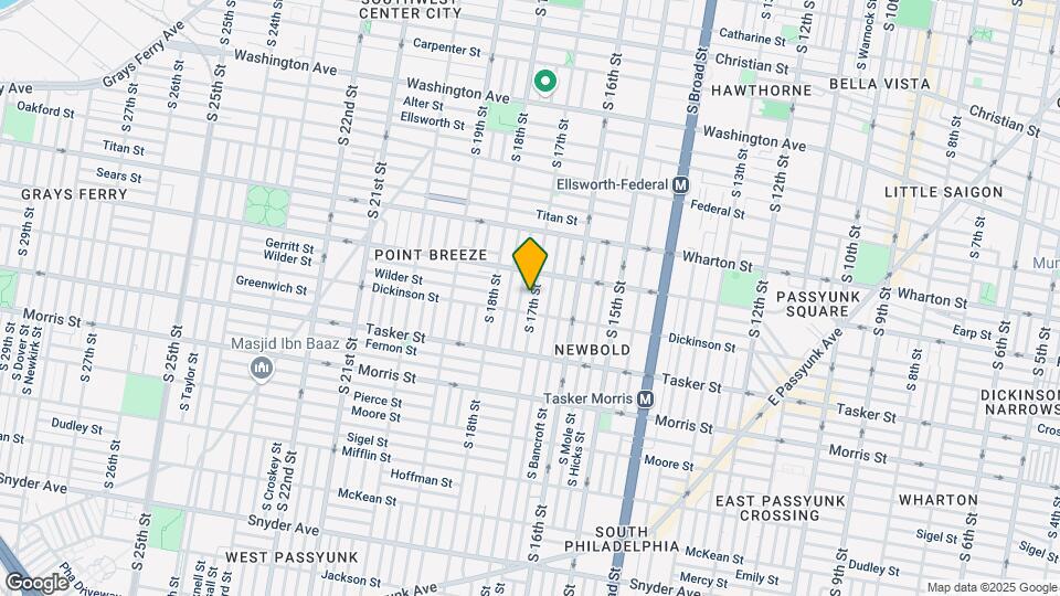 1434 S 17th St Map and Location Details