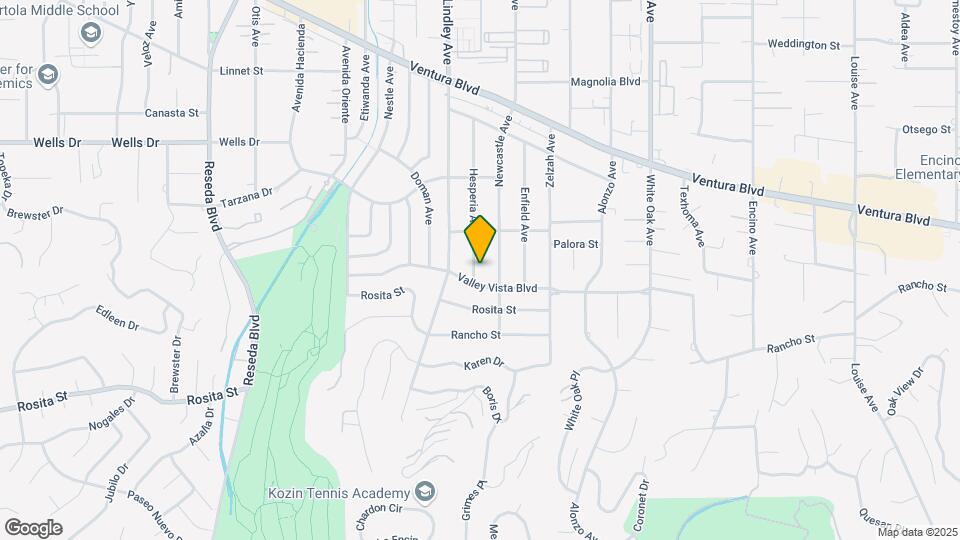 4912 Hesperia Ave Map and Location Details