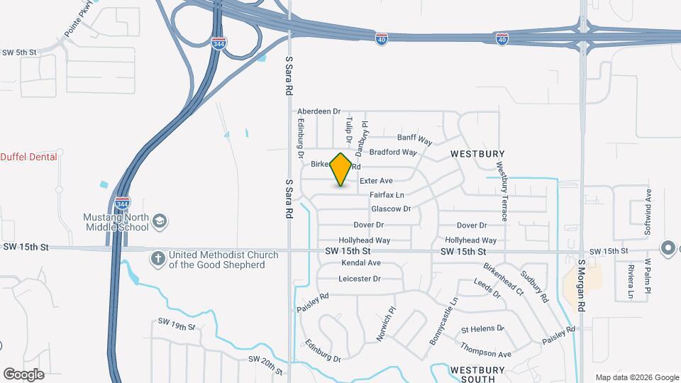 10417 Fairfax Ln Map and Location Details