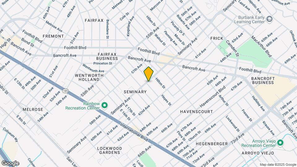 5900 Hayes St Map and Location Details