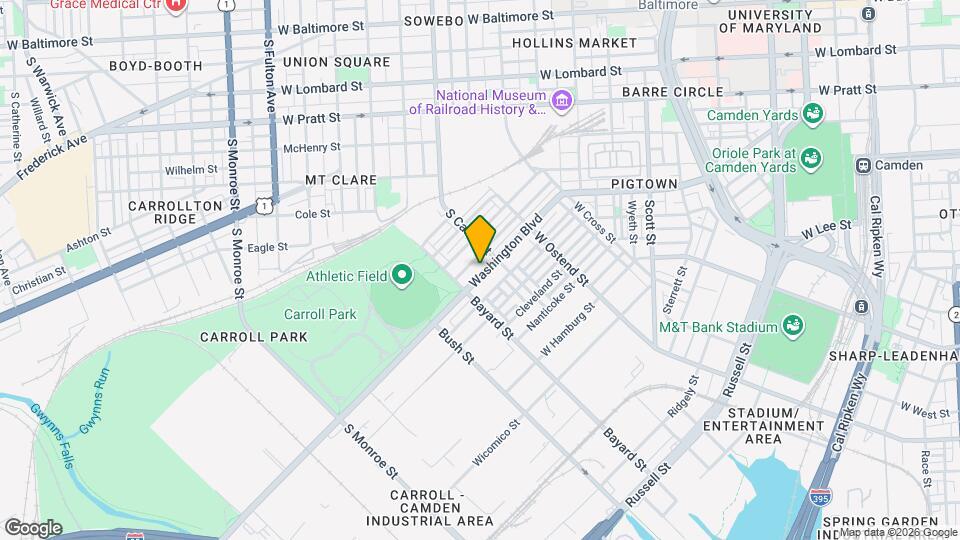 1334 Washington Blvd Map and Location Details