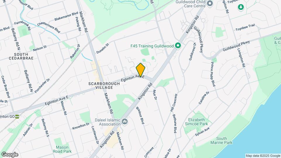 3233 Eglinton Ave Map and Location Details