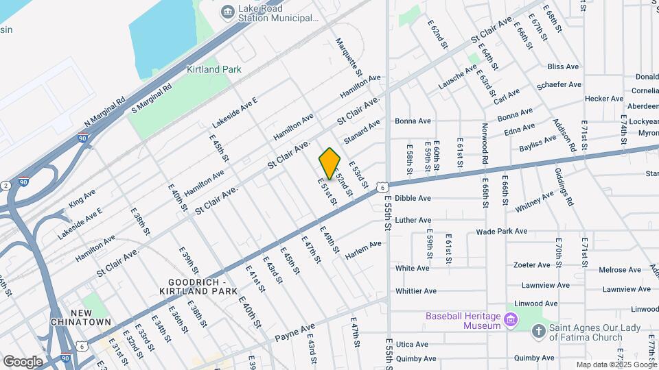 1427 E 51st St Map and Location Details