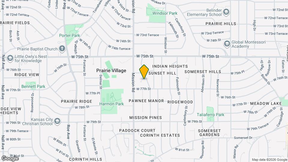 7620 Mohawk Dr Map and Location Details