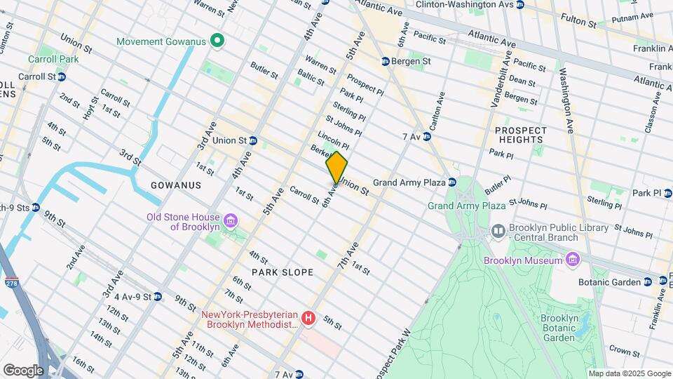 739 President St Mapa y Detalles de la Ubicación