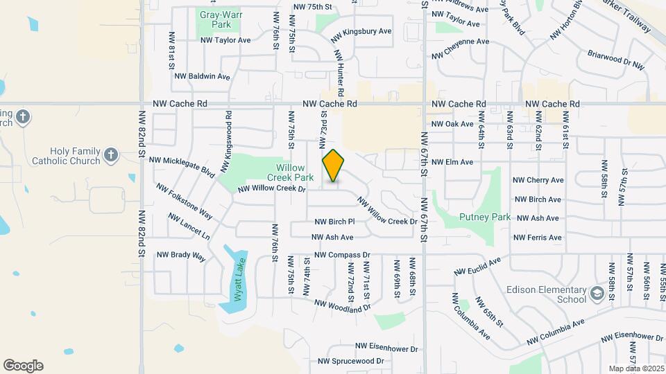 7215 NW Willow Creek Dr Map and Location Details