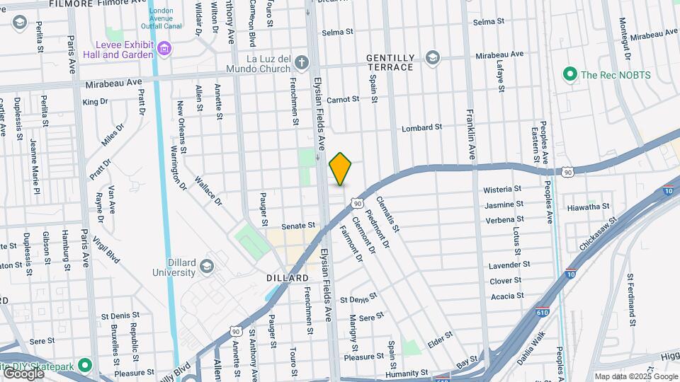 4228 Marigny St Map and Location Details