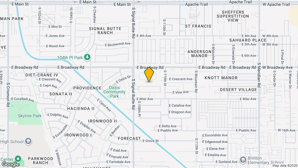 10864 E Clovis Ave Map and Location Details