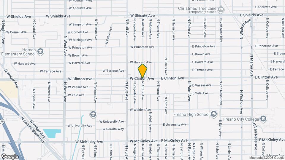 2365 N Arthur Ave Map and Location Details