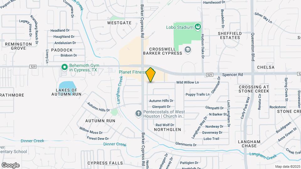 17915 Wild Willow Ln Map and Location Details