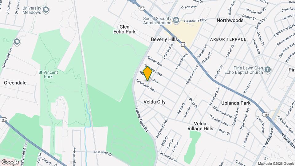 7101 Lexington Ave Mapa y Detalles de la Ubicación