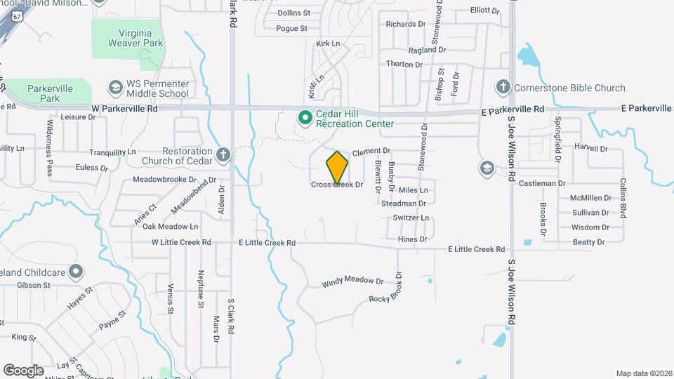 730 Cross Creek Dr Map and Location Details