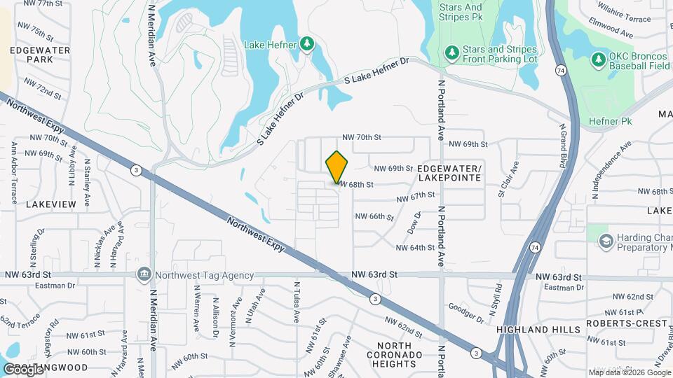 3908 NW 68th St Map and Location Details