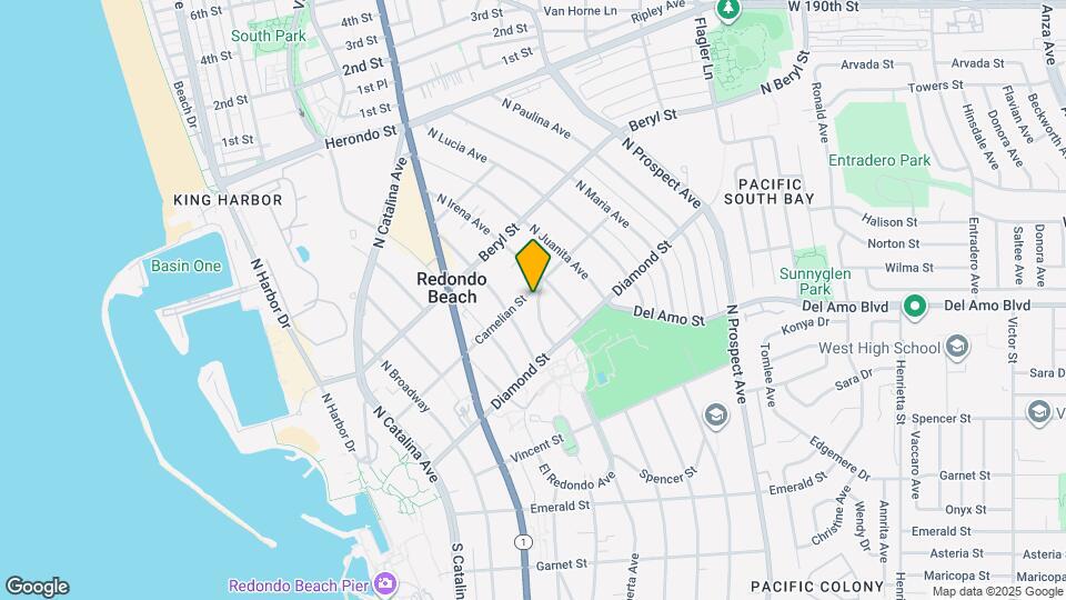 533 N Helberta Ave Map and Location Details