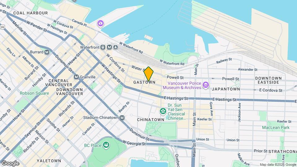 64 W Cordova St Map and Location Details