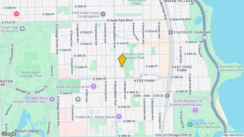 5456 S Kimbark Ave Map and Location Details