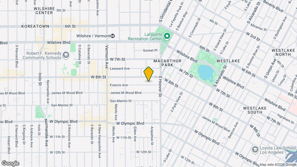 2765 Francis Ave Map and Location Details