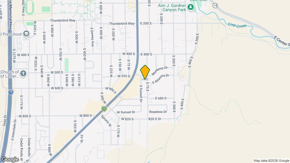 566 S 75 E, Unit 2308 Mapa y Detalles de la Ubicación