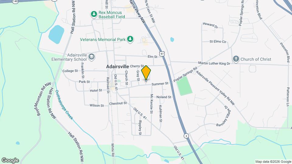 Adairsville Apartments Map and Location Details