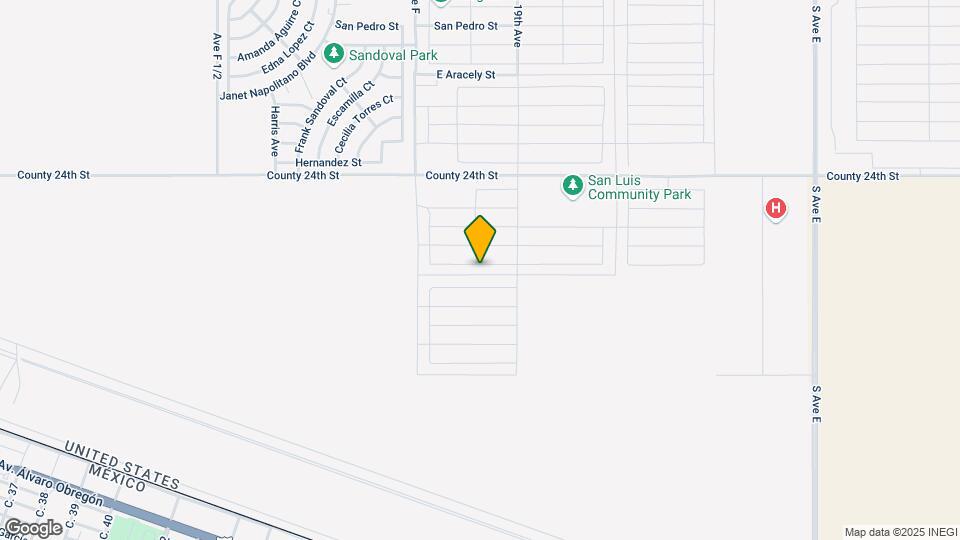 3819 E San Gabriel St Map and Location Details