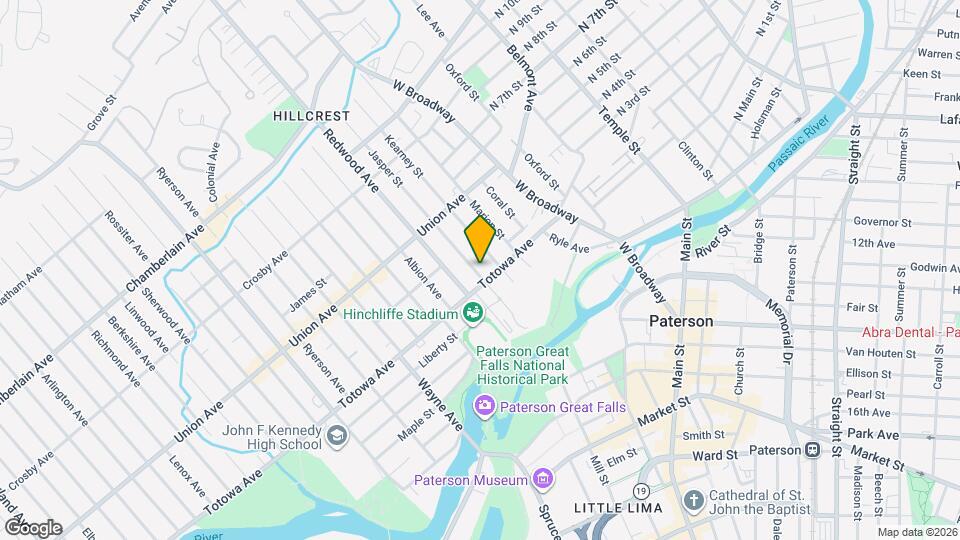 44 Jasper St, Unit 1 Map and Location Details