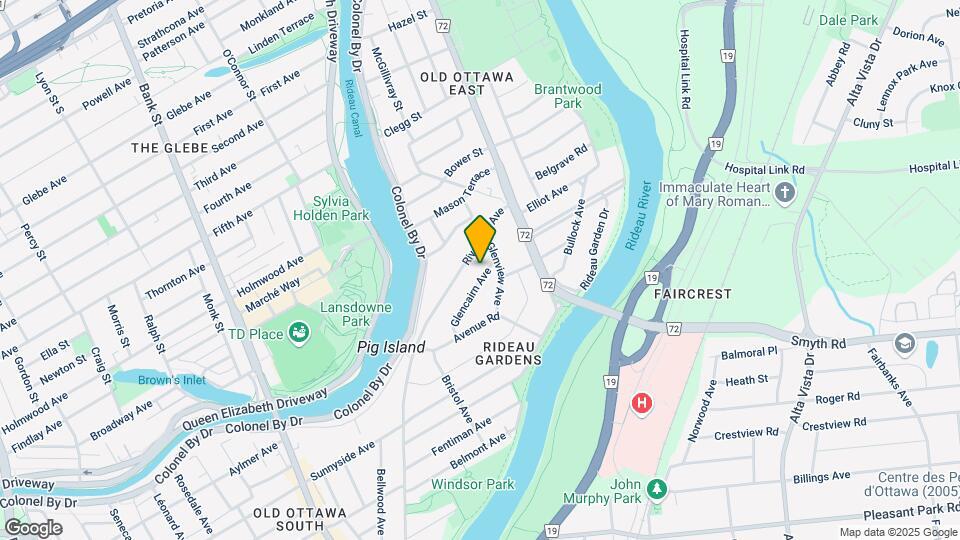 67 Glencairn Ave Map and Location Details