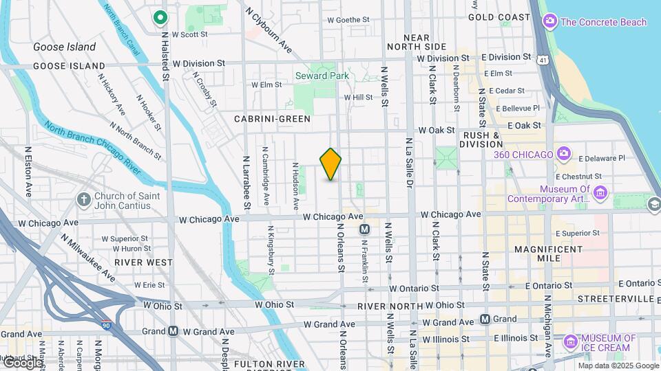 355 W Chestnut St Mapa y Detalles de la Ubicación