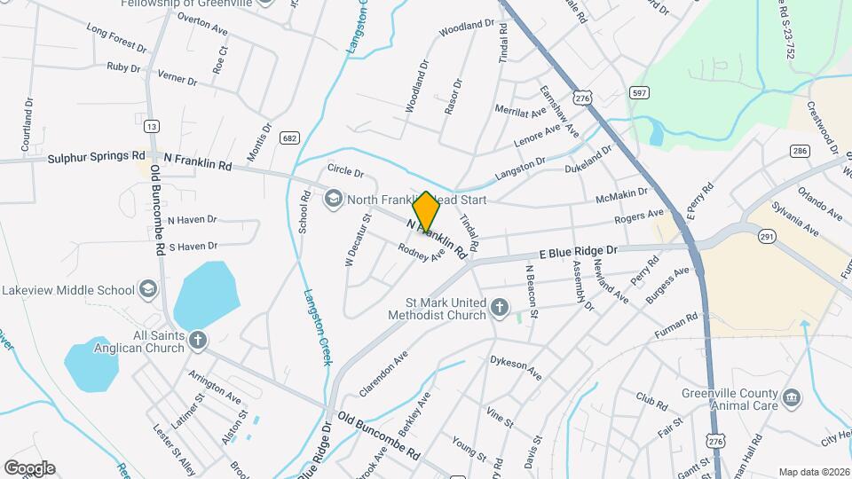 811 N Franklin Rd Mapa y Detalles de la Ubicación