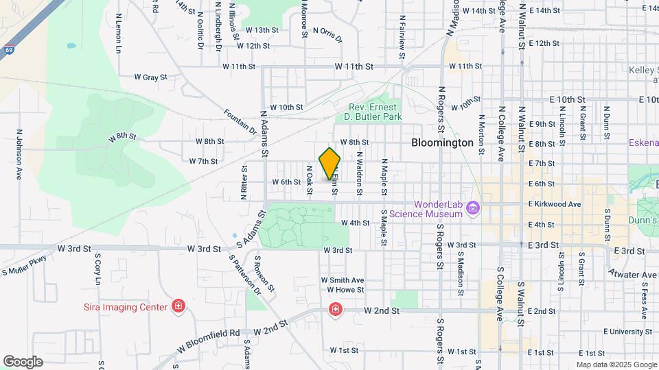 1005 W 6th St Map and Location Details