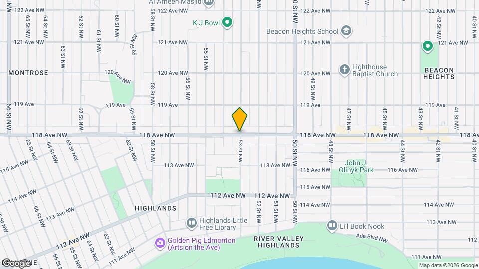 11358 53 St NW Map and Location Details