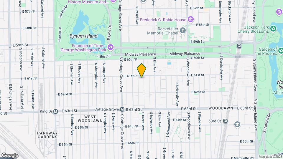6110 S Ingleside Ave Map and Location Details