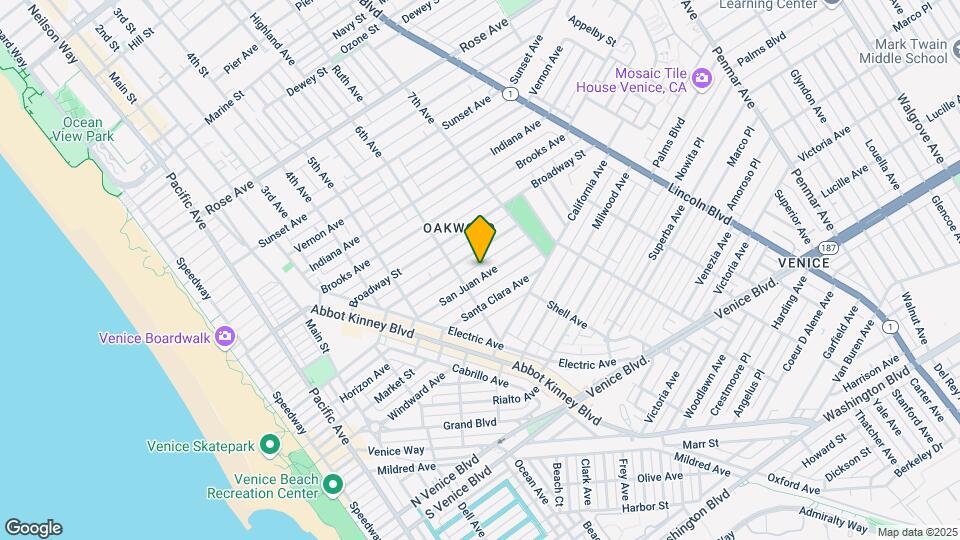 621 San Juan Ave-Unit -A Map and Location Details