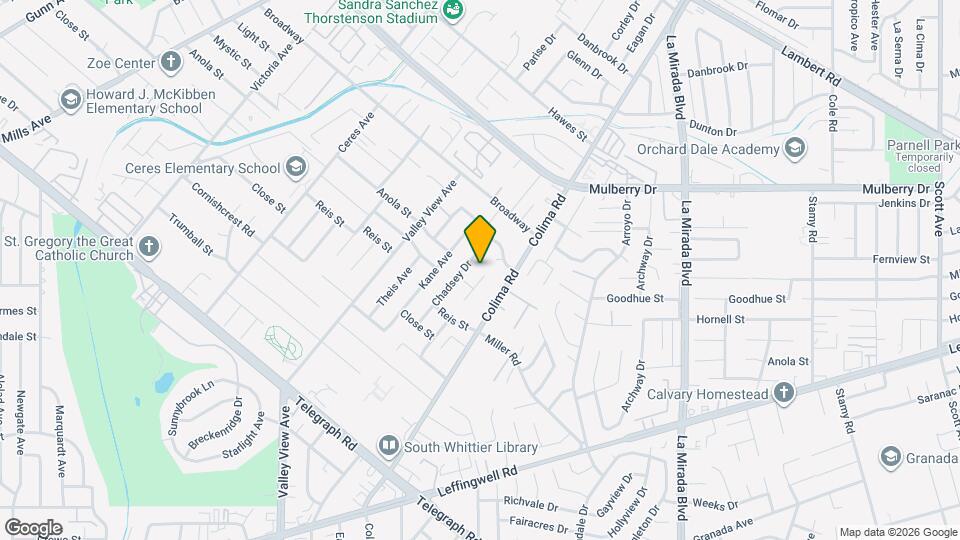 11049 Corley Dr Map and Location Details