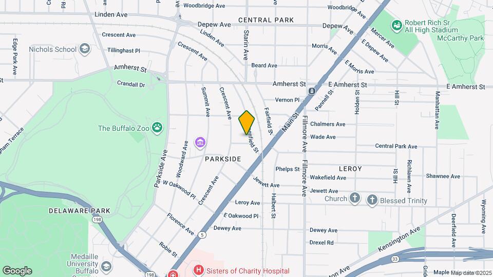 50 Greenfield St, Unit 2 Map and Location Details