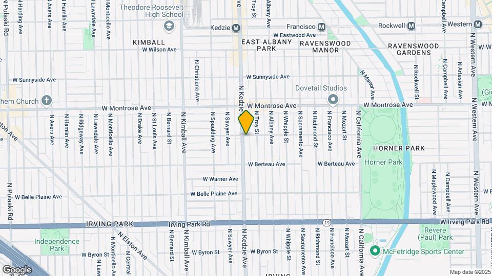 4255 N Kedzie Ave Mapa y Detalles de la Ubicación