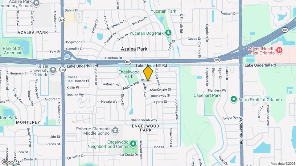 6303 Yellowstone St Map and Location Details