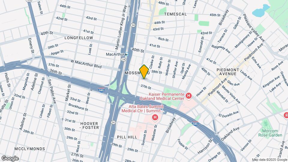 487 W MacArthur Blvd Mapa y Detalles de la Ubicación